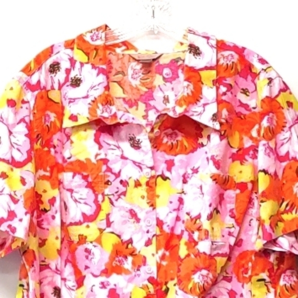 White Stag women's Blouse button down boho Size: 3X - Picture 5 of 9